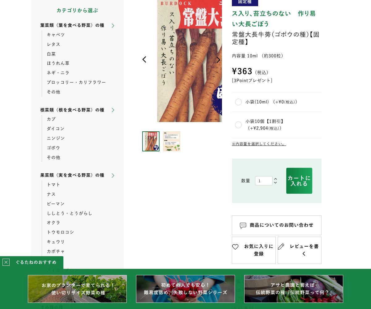 常盤大長牛蒡