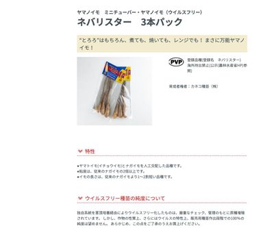 ネバリスター 3本パックの画像