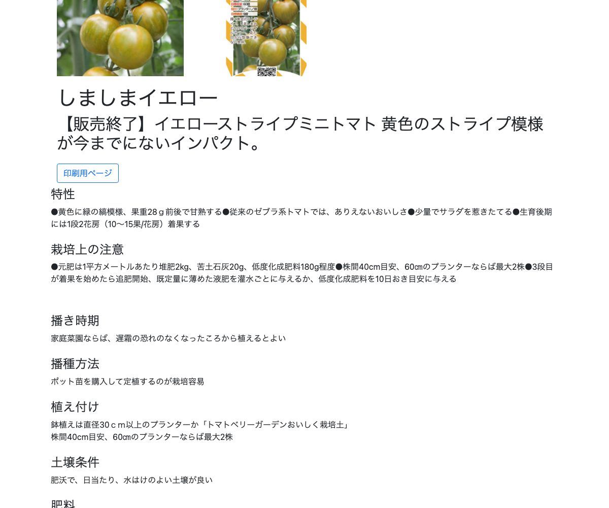 しましまイエロー