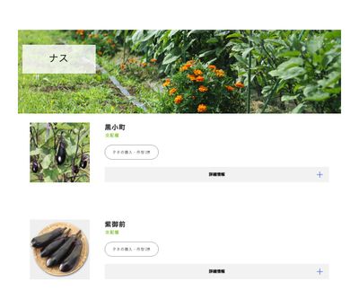 自農丸ナスの画像