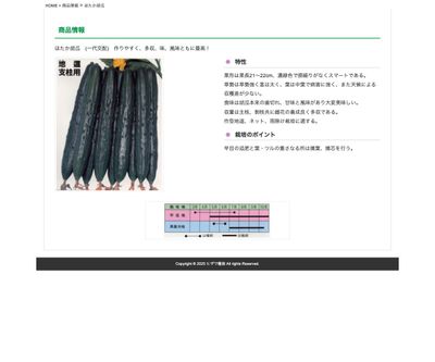 ほたか胡瓜の画像