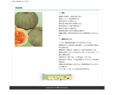 白みくり南瓜の画像