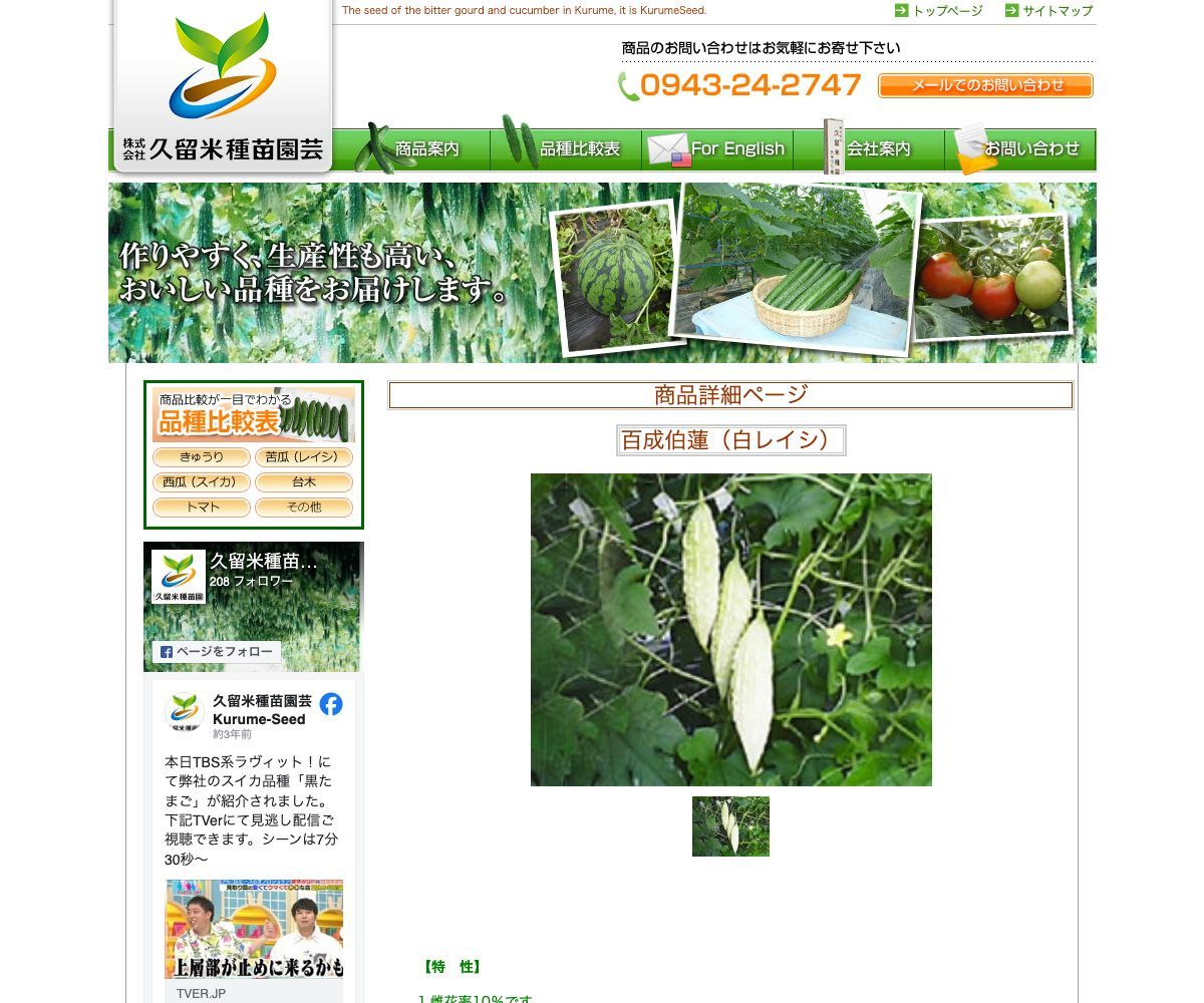 百成伯蓮（白レイシ）