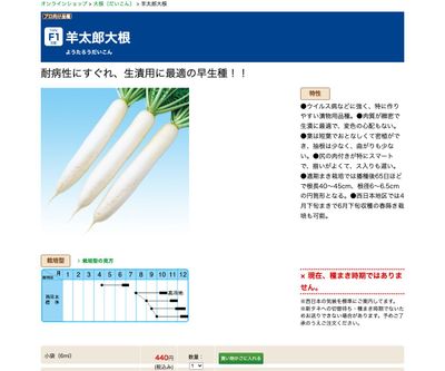 羊太郎大根の画像