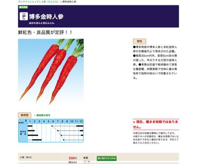 博多金時人参の画像