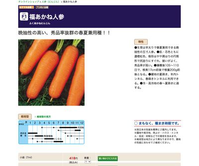 福あかね人参の画像