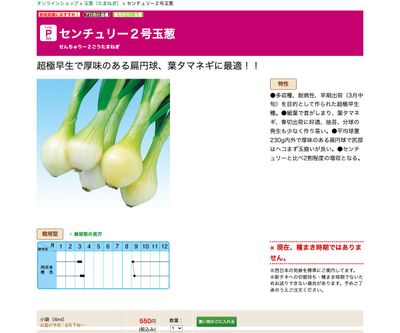 センチュリー２号玉葱の画像