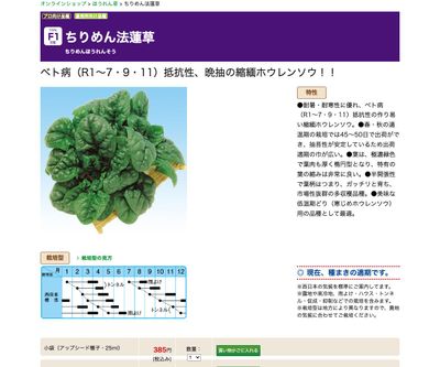 ちりめん法蓮草の画像