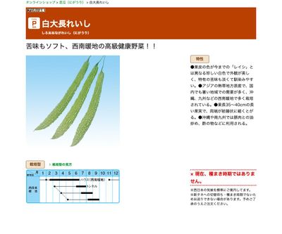 白大長れいしの画像