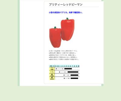 プリティーレッドピーマンの画像