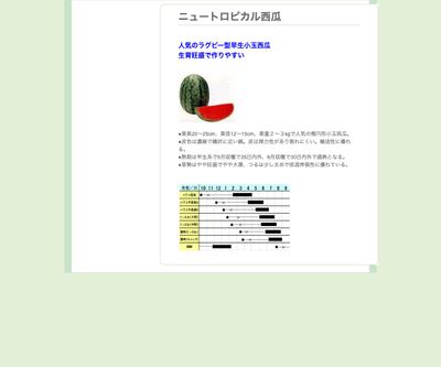 ニュートロピカル西瓜の画像