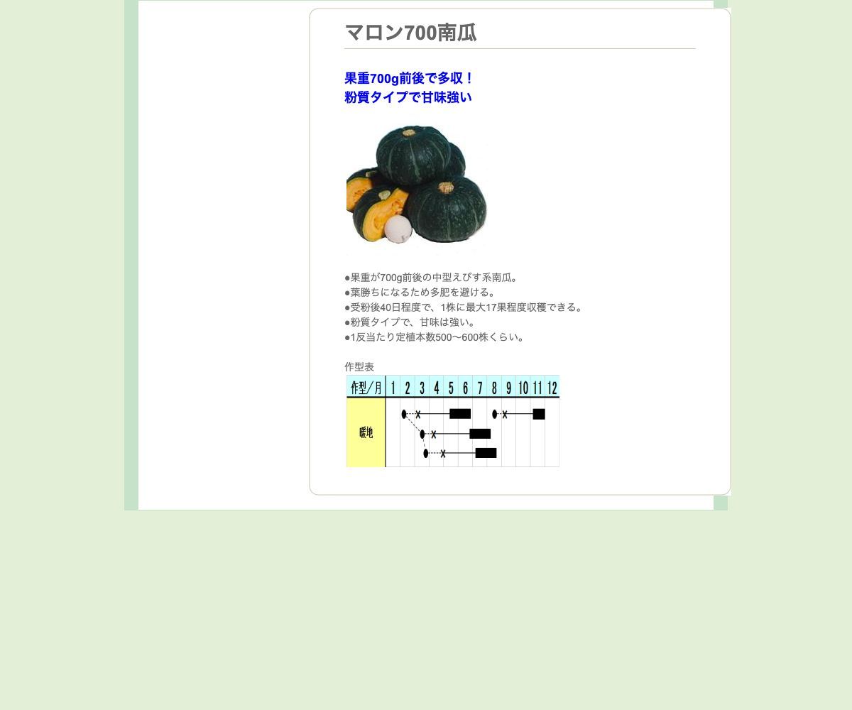 マロン７００南瓜