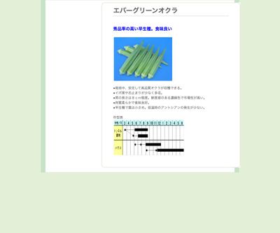 エバーグリーンオクラの画像