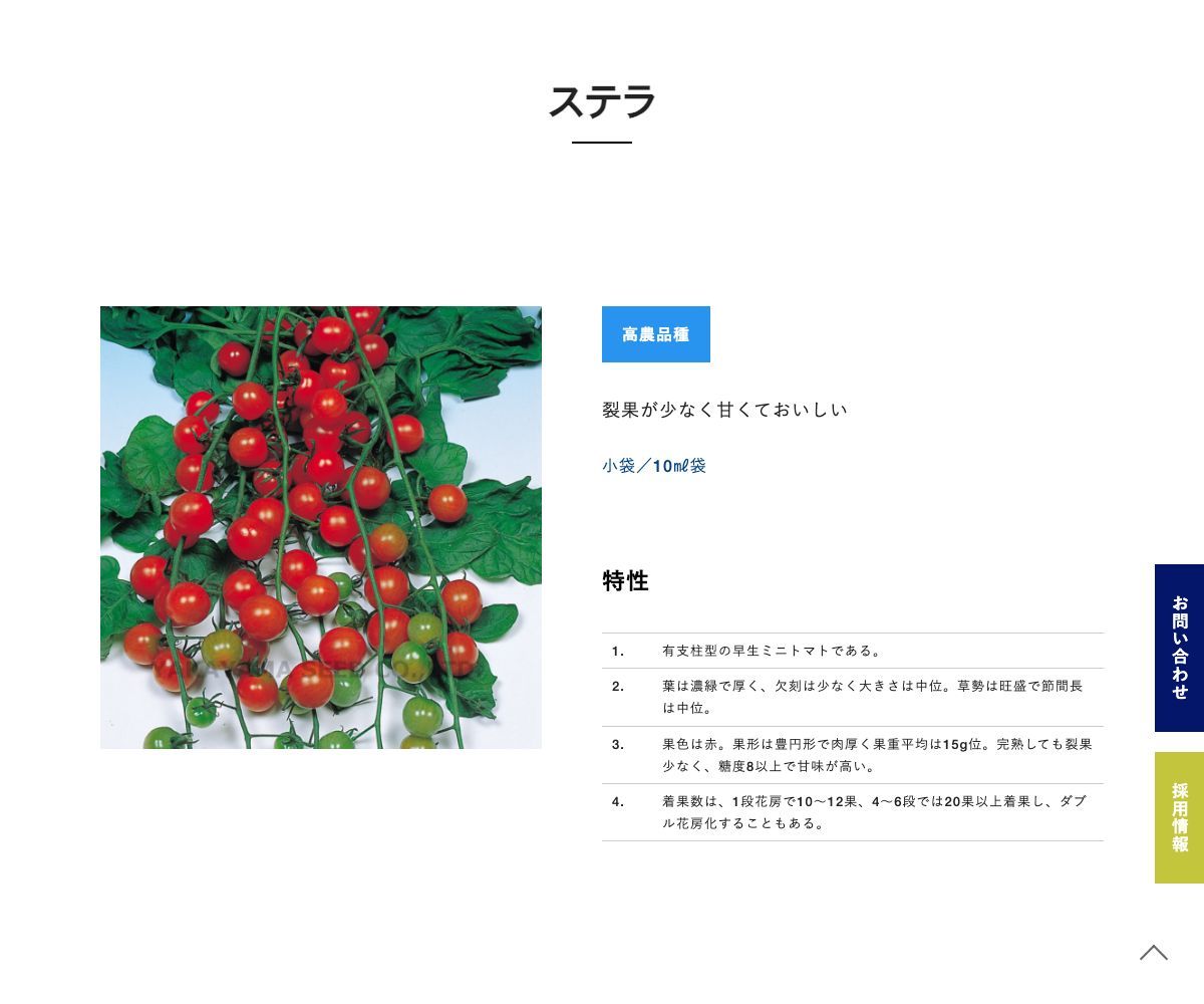 ステラミニトマト