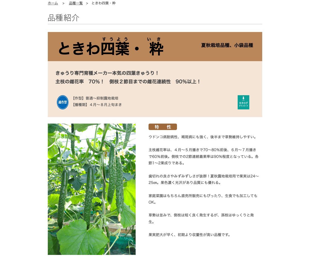 ときわ四葉・粋