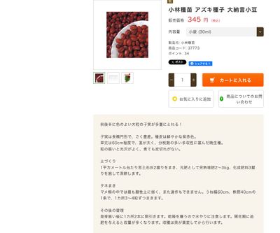 大納言小豆の画像