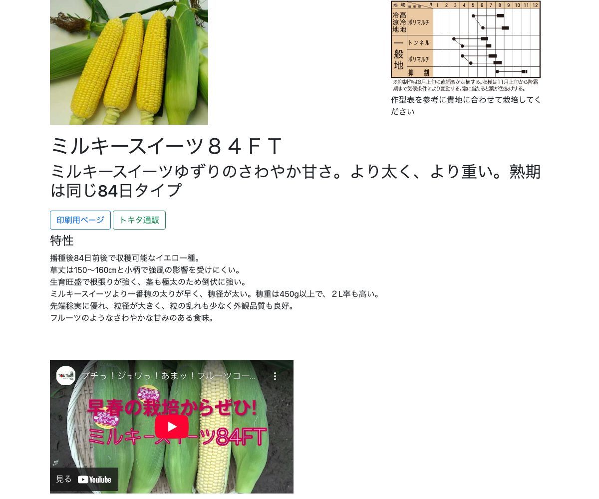 ミルキースイーツ８４ＦＴ