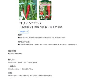 コリアンペッパーの画像