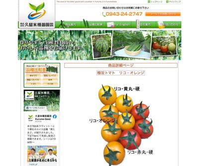 極旨トマト リコ・オレンジの画像