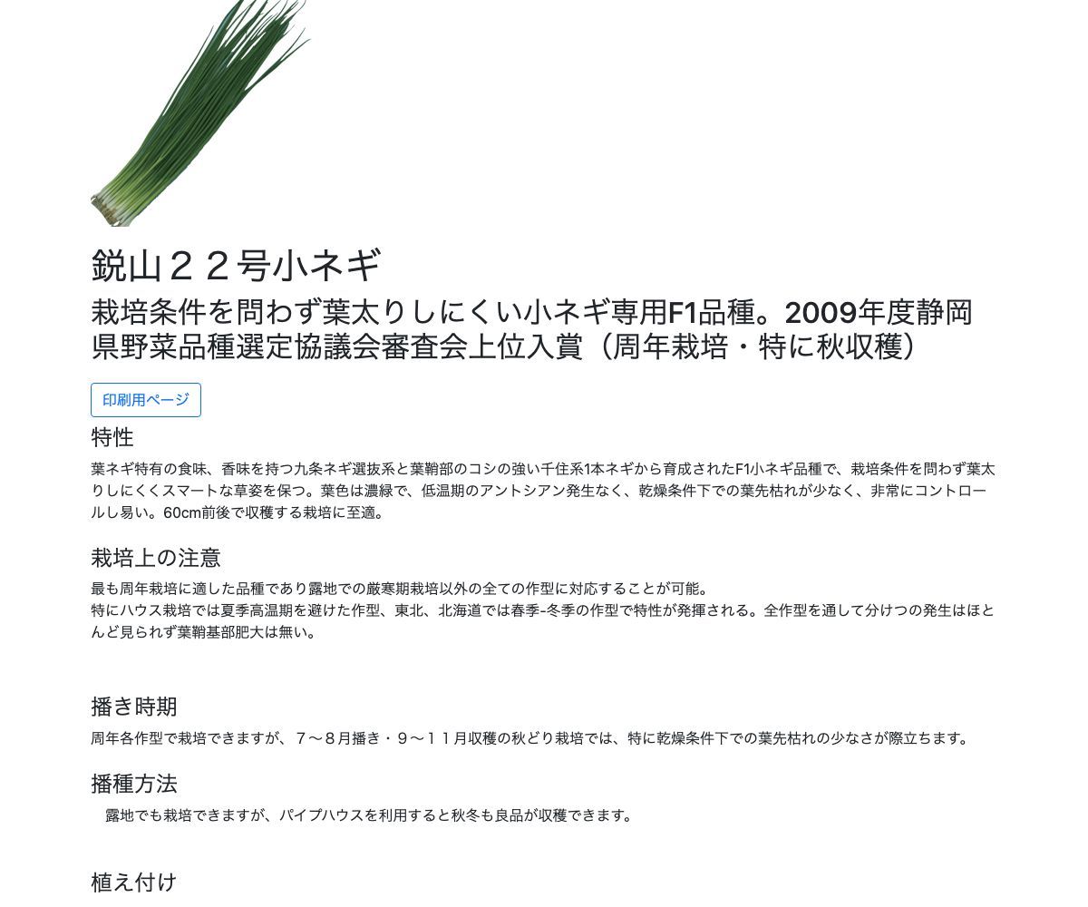 鋭山２２号小ネギ