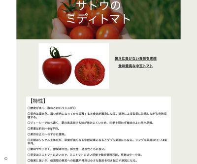 サトウのミディトマトの画像