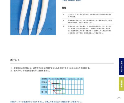 耐病しらかわの画像