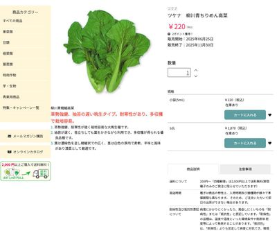 ツケナ 柳川青ちりめん高菜の画像