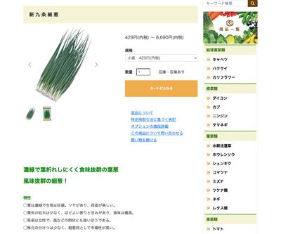 新九条細葱の画像