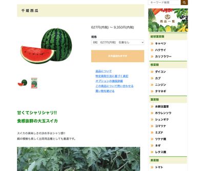 千姫西瓜の画像